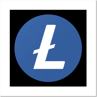 Litecoin ltc Crypto coin Crytopcurrency Posters and Art